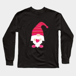 Valentine Gnome Long Sleeve T-Shirt